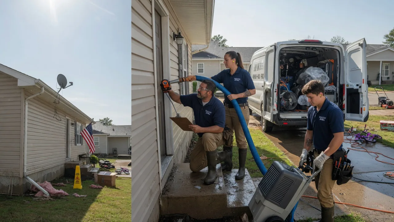 Ceiling Water Damage Restoration in Clinton, IN near me